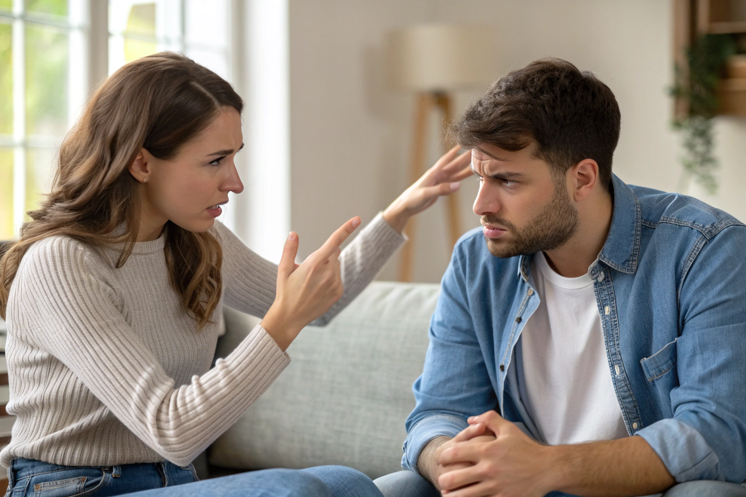 Stel in moeilijk gesprek over emotionele behoeftes