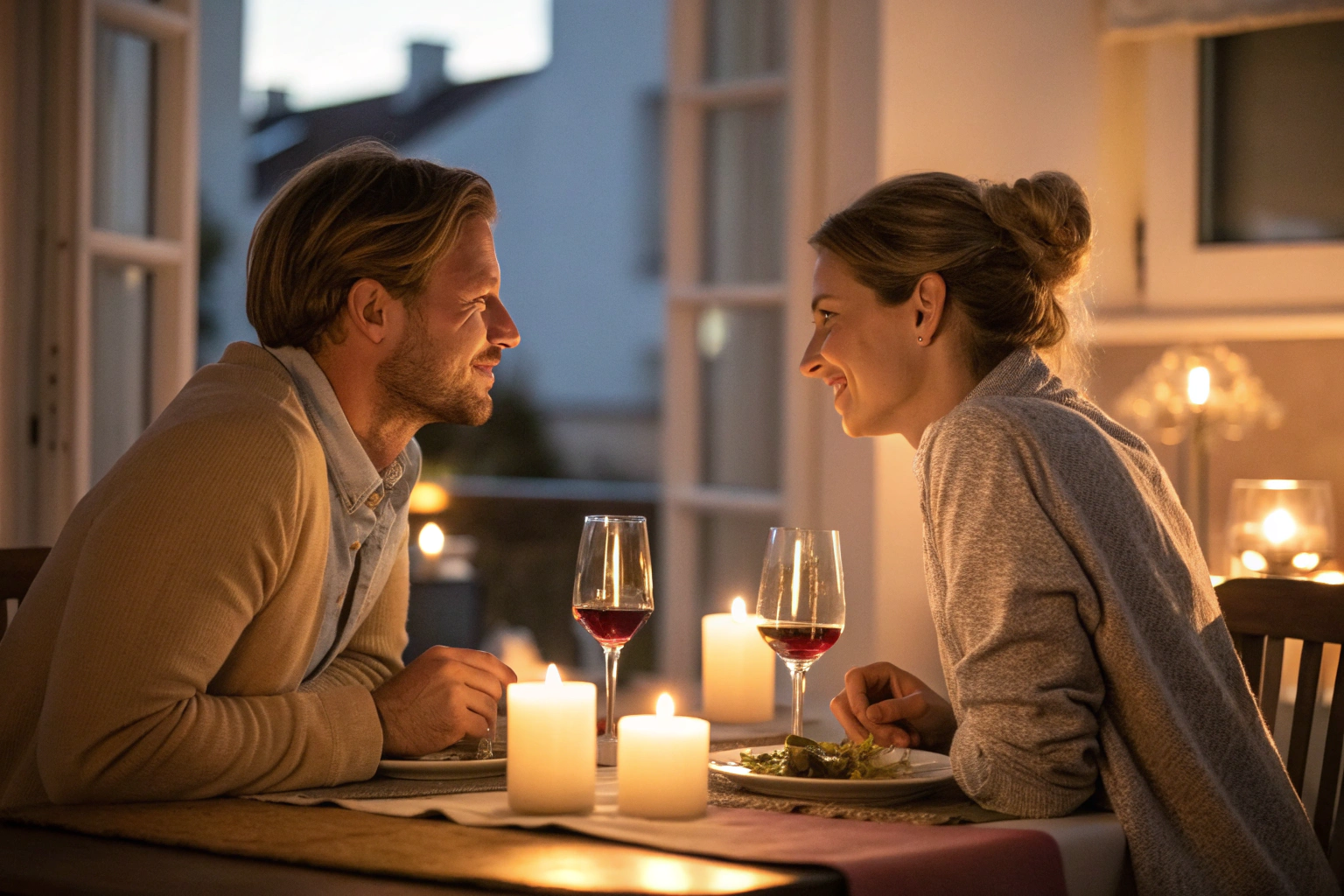 Koppel herstelt intimiteit in relatie tijdens romantische date night