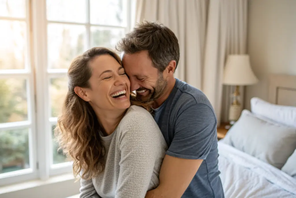 Koppel in open gesprek over seksuele behoeften