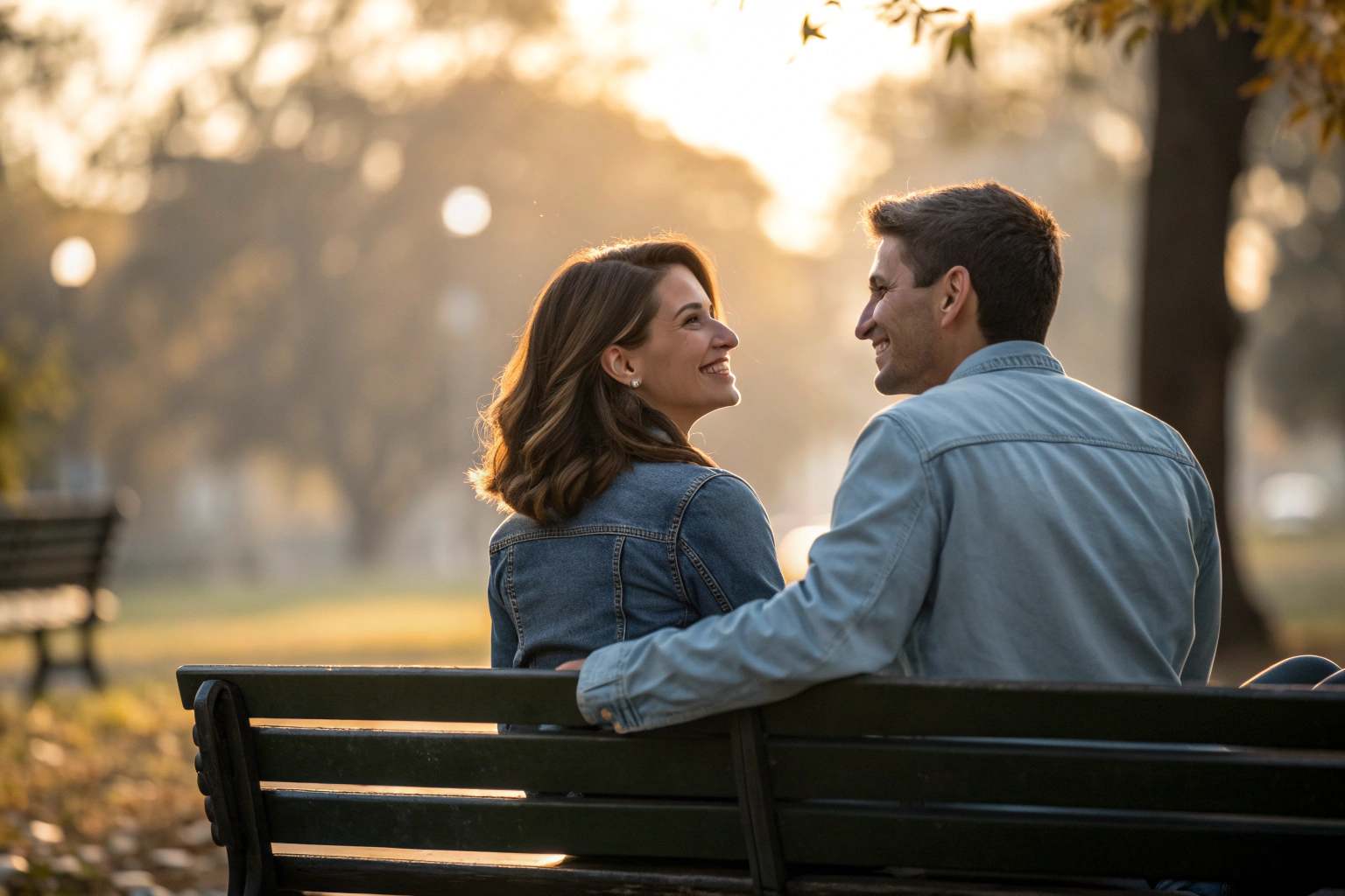 Stel op een bankje in het park: wat mannen nodig hebben in relaties begint met gezien worden