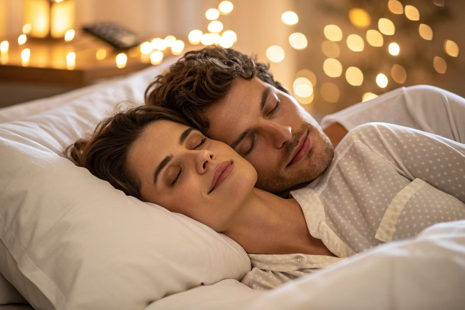 Koppel dat veilig en verbonden rust na intiem moment