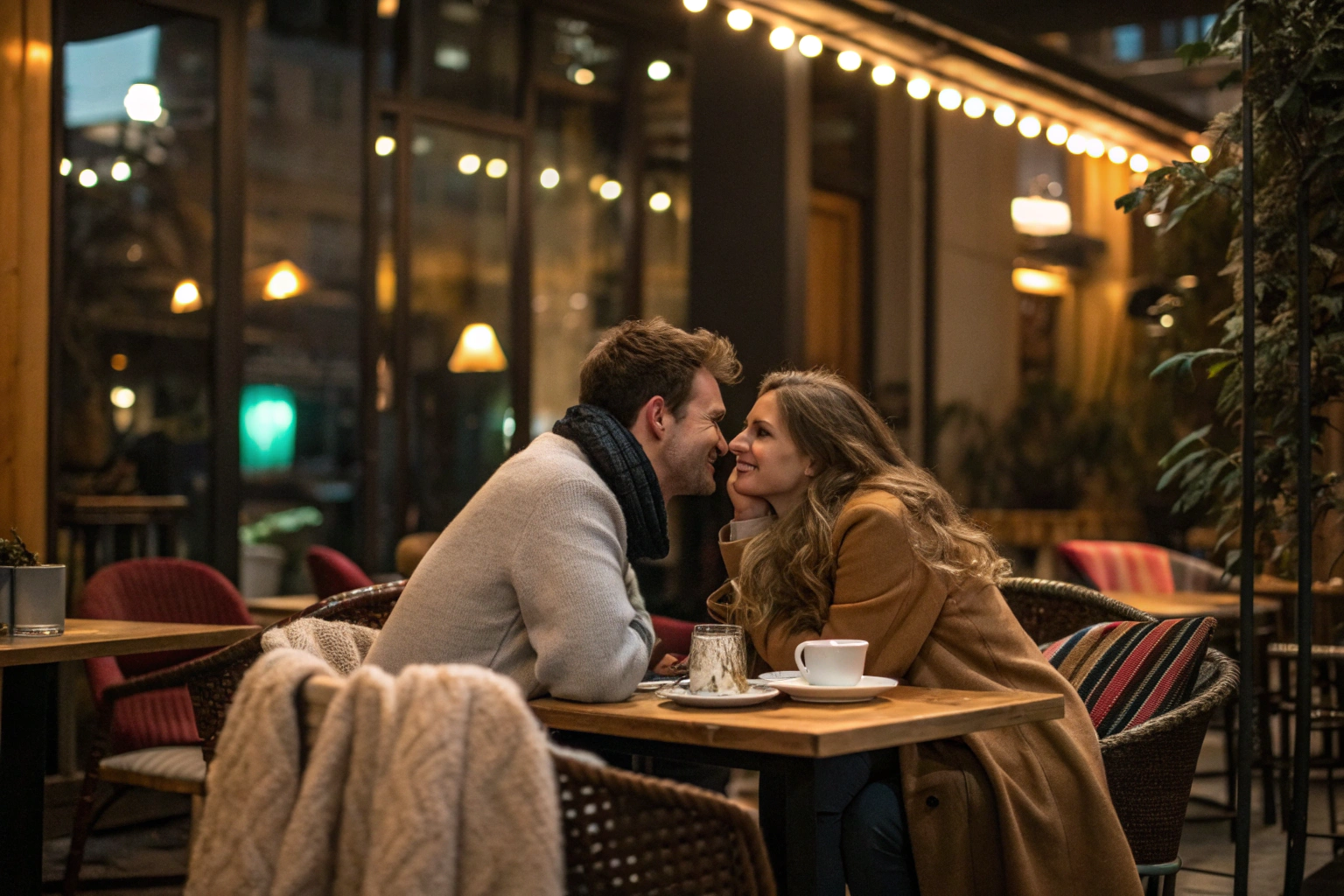 Koppel in tuin met zichtbare spanning: lichaam reageert automatisch