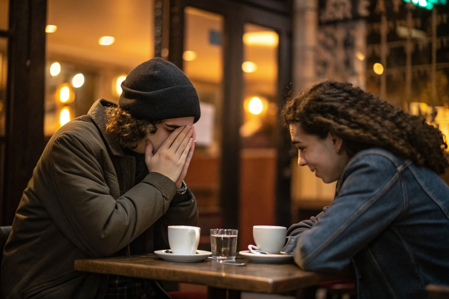 Schaamte en defensie tijdens een moeilijk gesprek in je relatie
