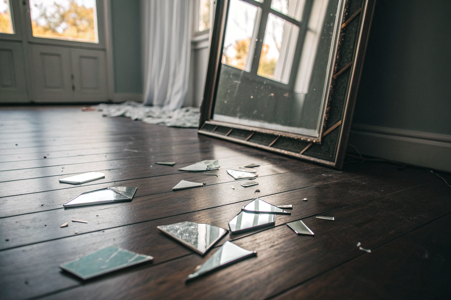 Gebroken spiegel als metafoor voor identiteitsverlies na een relatiebreuk