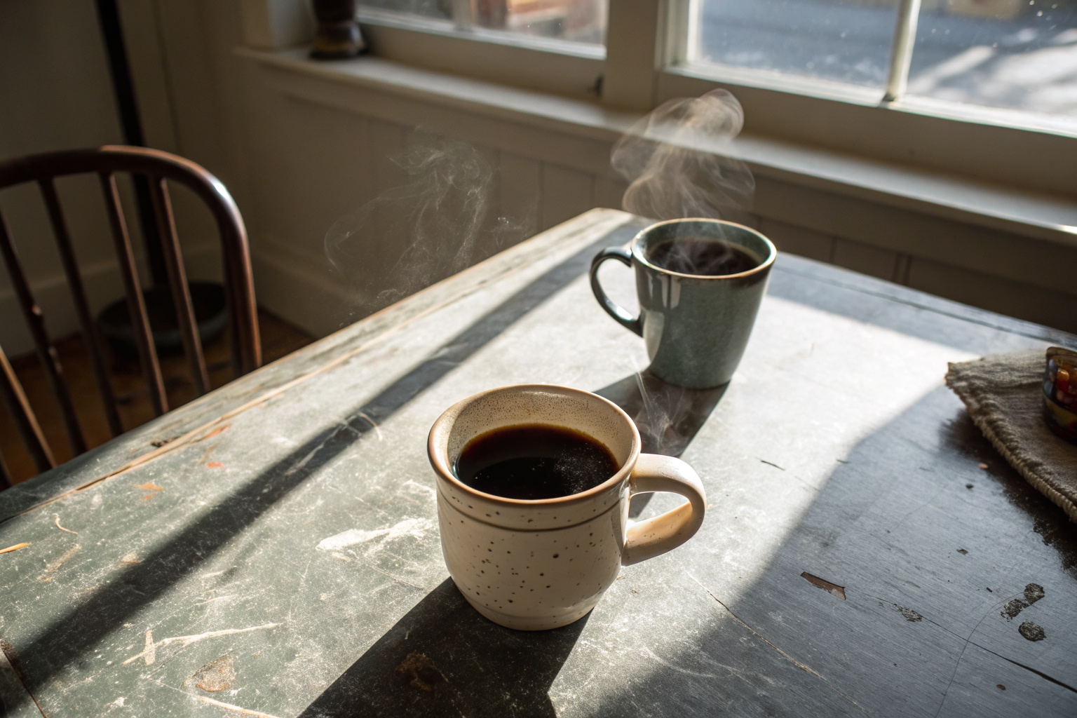 Twee koffiekopjes verbeelden afstand wanneer validatie ontbreekt in een relatie