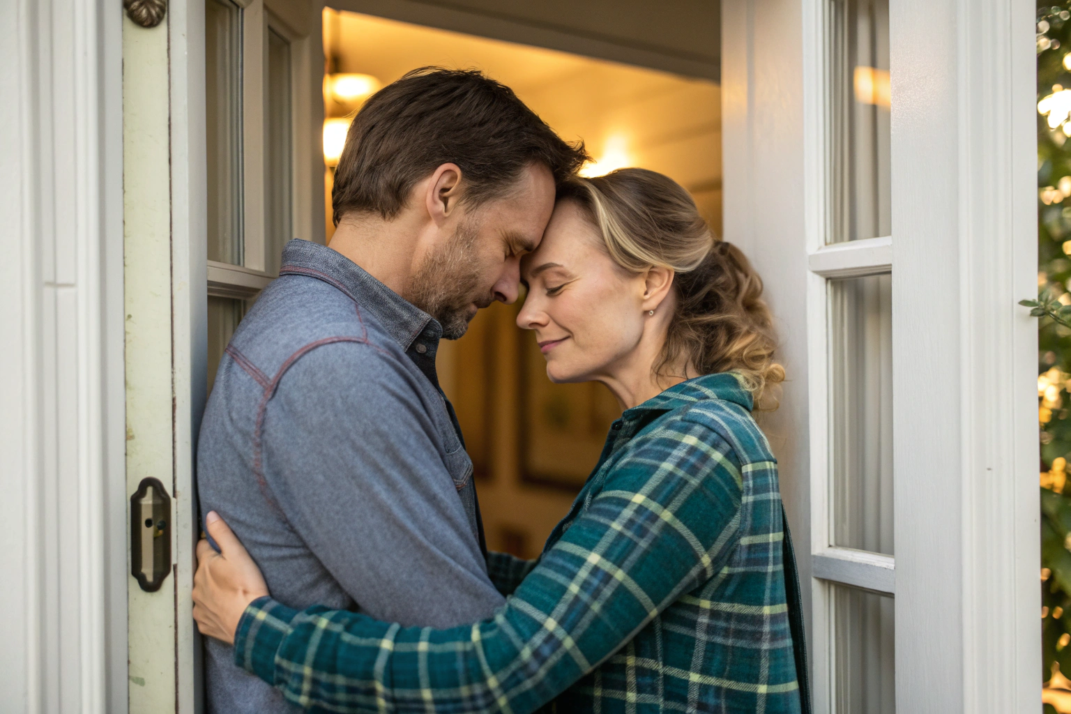 Koppel omarmt elkaar als teken van emotionele verbinding