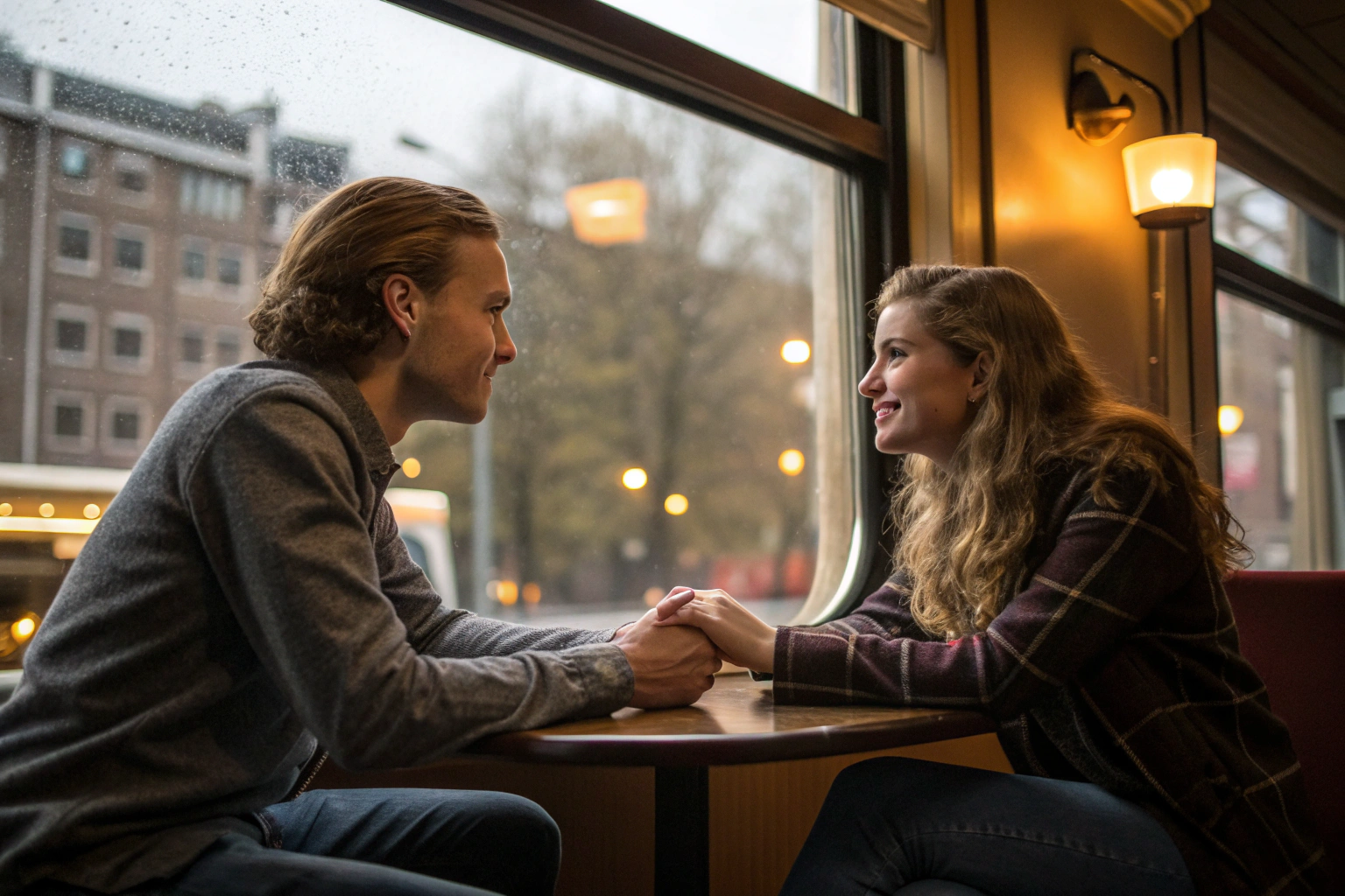 Stel houdt elkaars handen vast, verschuiving naar we-perspectief