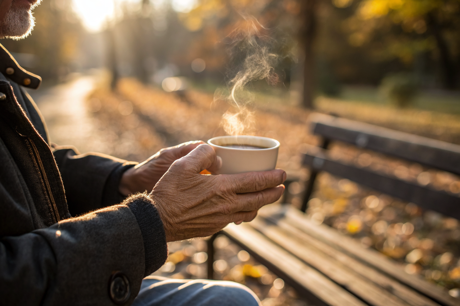 Mannenhanden houden voorzichtig kop vast als metafoor voor emotionele sterkte man
