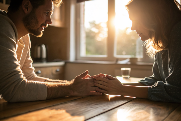 Stel aan keukentafel — partner accepteren wie je bent begint met echt kijken