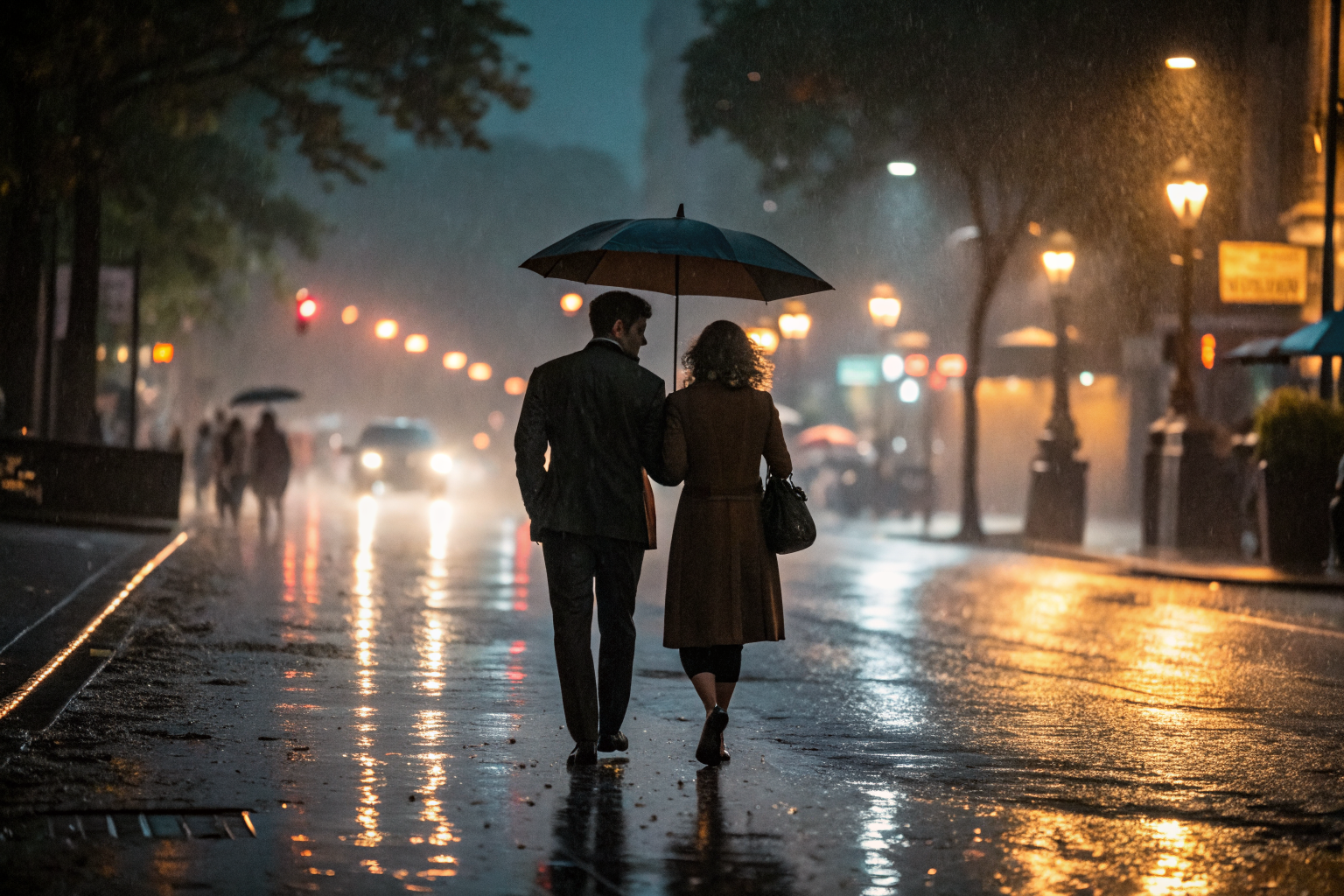 Stel in de regen — partner accepteren wie je bent als dagelijkse keuze voor liefde